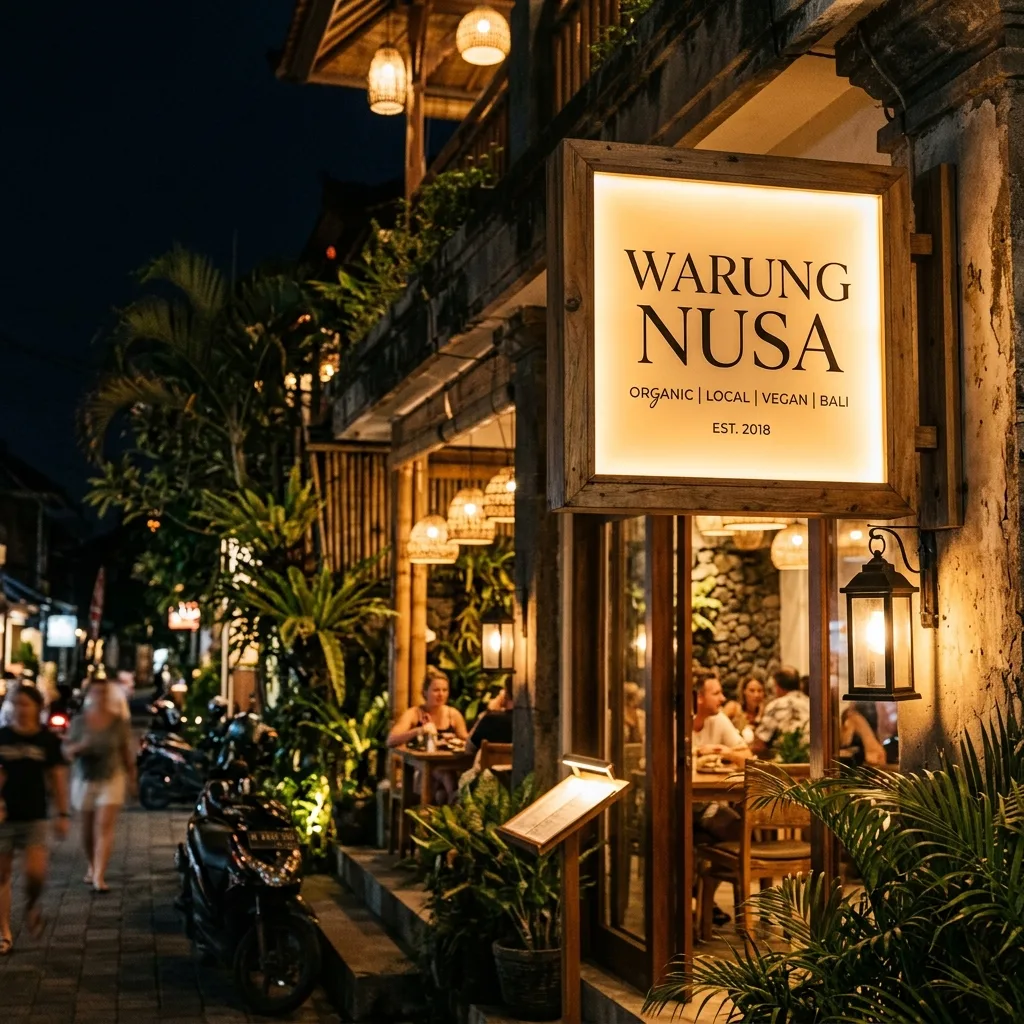 Neon Box Restaurant Bali